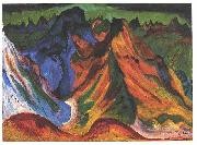 Ernst Ludwig Kirchner The mountain Germany oil painting artist